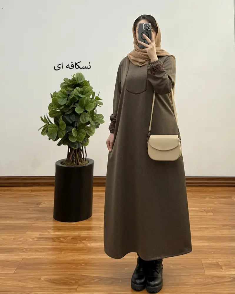 پیراهن مانتویی دلسا